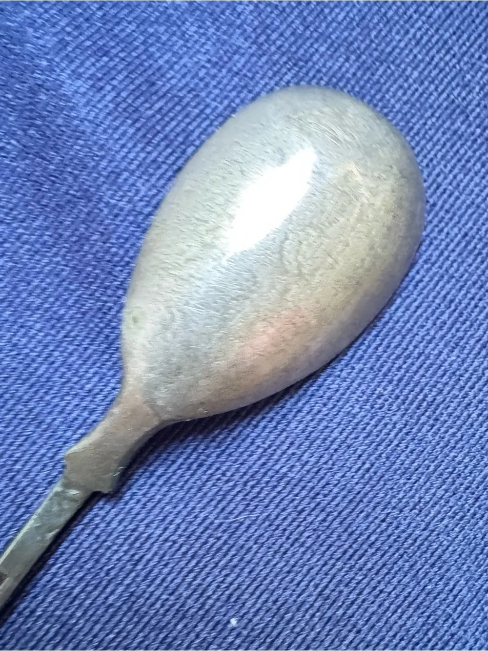 Vintage USSR 875 Solid Silver Small Demitasse Espresso Spoon